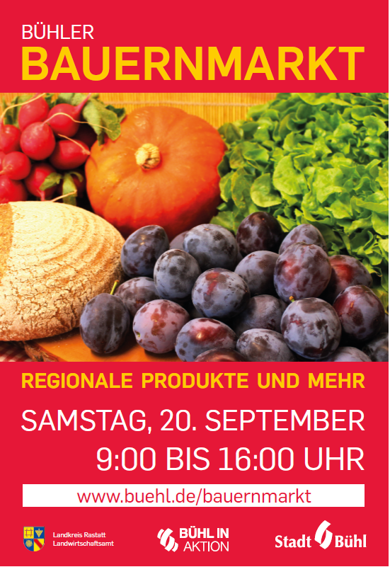 Spitzbuckel am Bauernmarkt in Bühl am 20. Sptember von 9 bis 16 Uhr