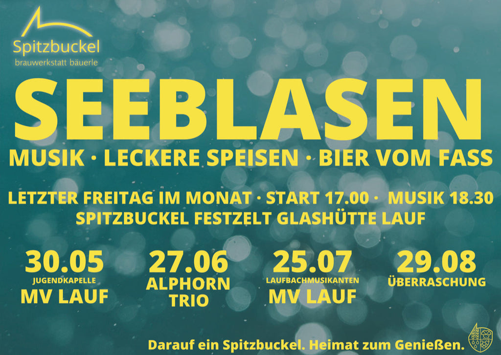Seeblasen am Spitzbuckel - 4. Veranstaltung am 29.8.2025 mit "Thornator"